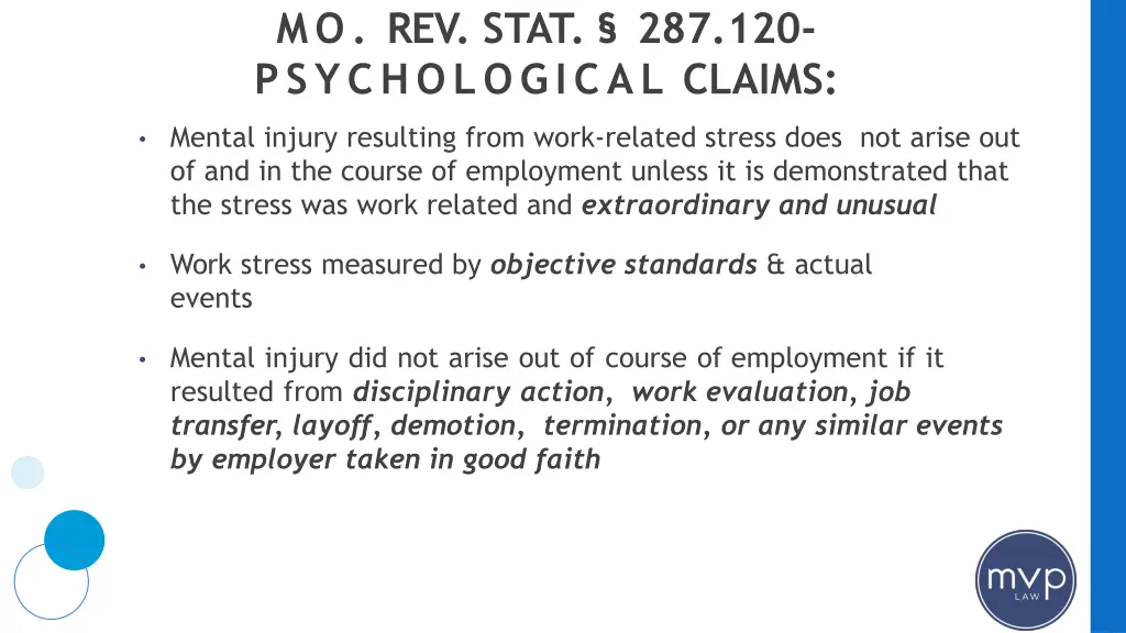 mo rev stat 287 120 psychological claims