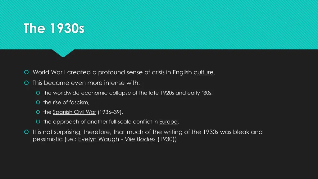 the 1930s