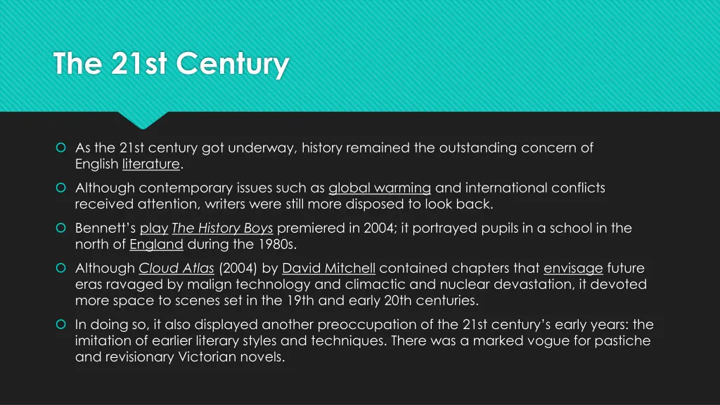 the 21st century