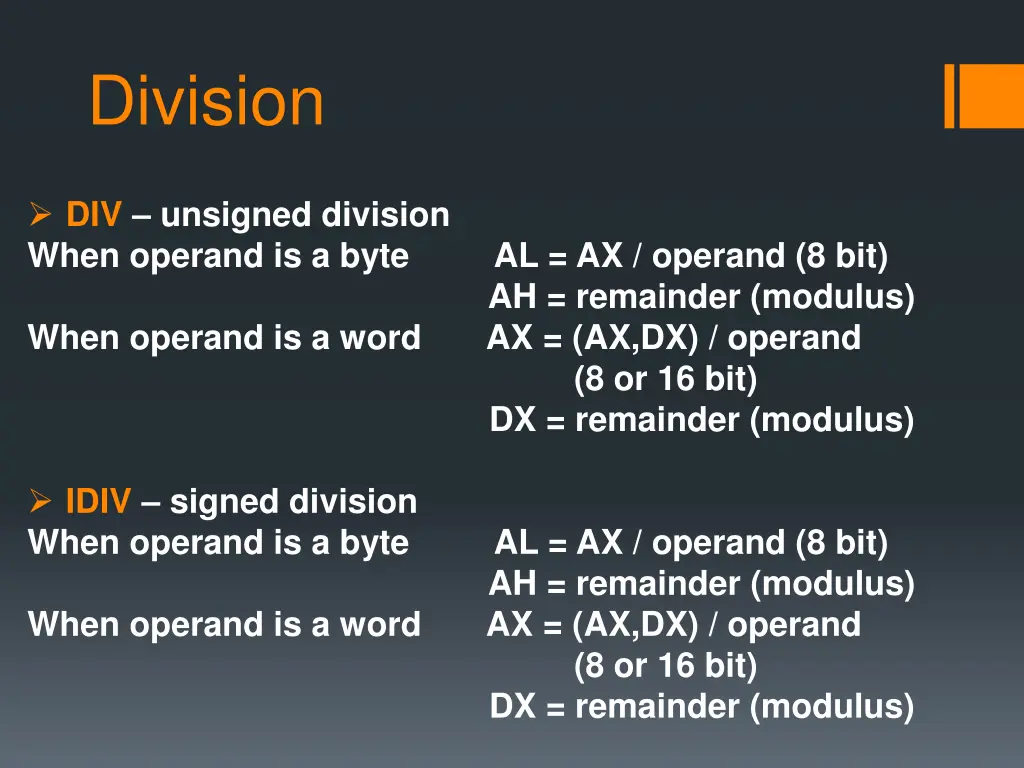 division