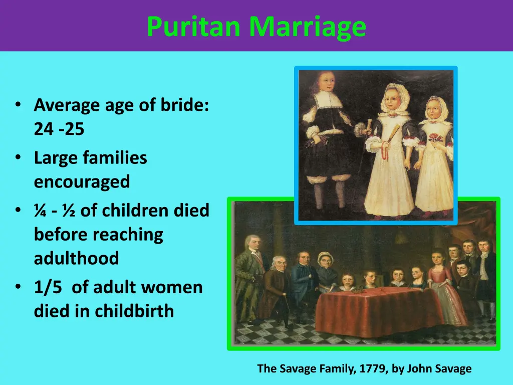 puritan marriage