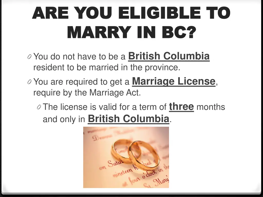 are you eligible to are you eligible to marry