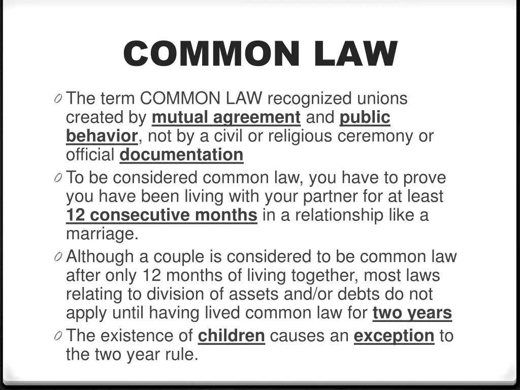 common law