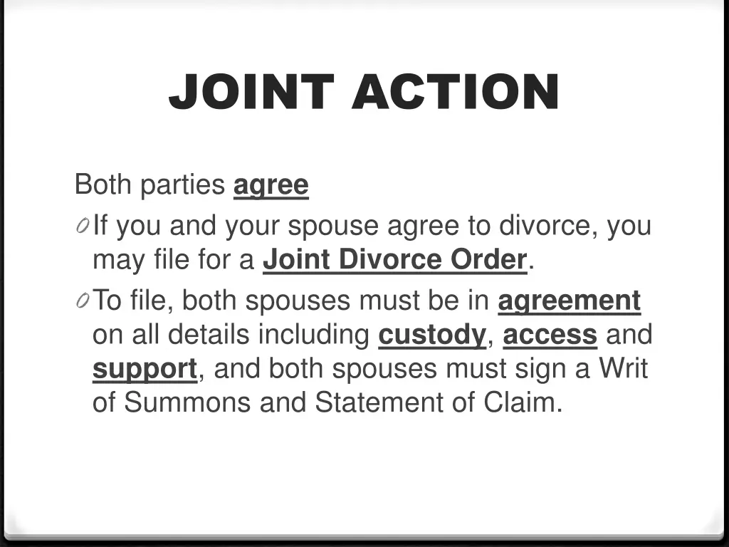 joint action