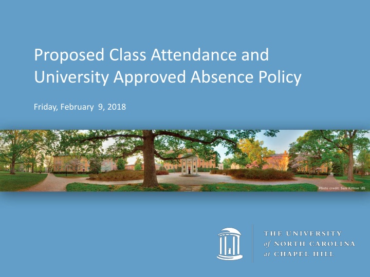 proposed class attendance and university approved