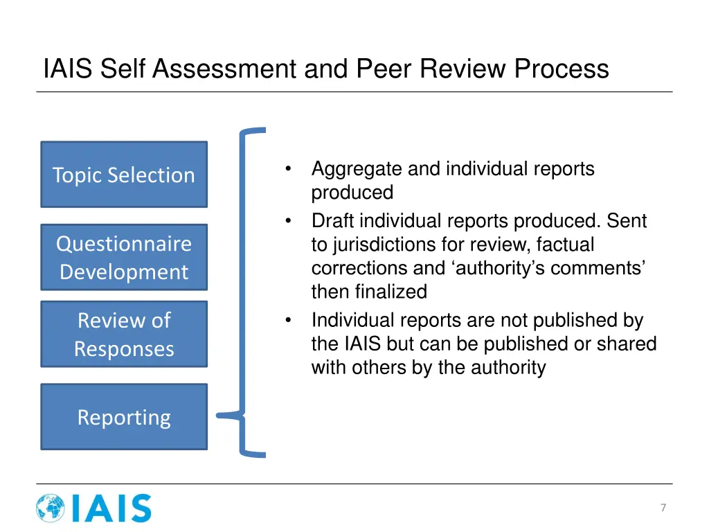 iais self assessment and peer review process 4
