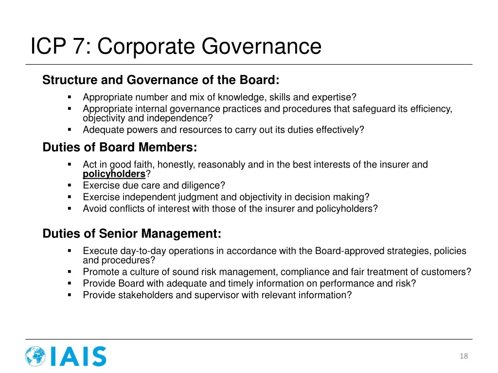 icp 7 corporate governance 2