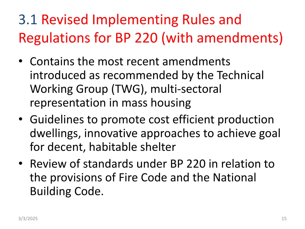 3 1 revised implementing rules and regulations