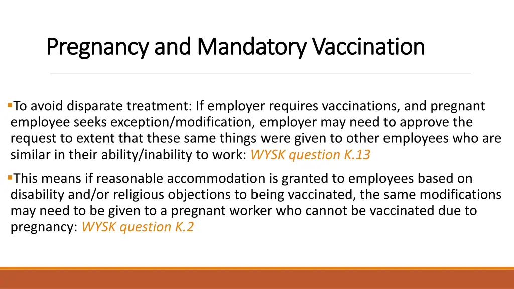 pregnancy and mandatory vaccination pregnancy