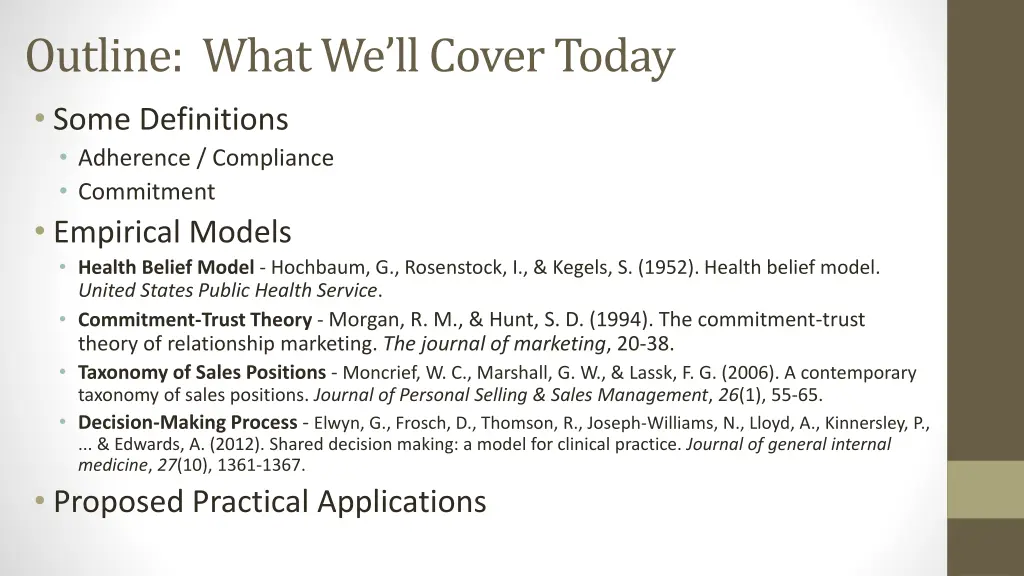 outline what we ll cover today some definitions