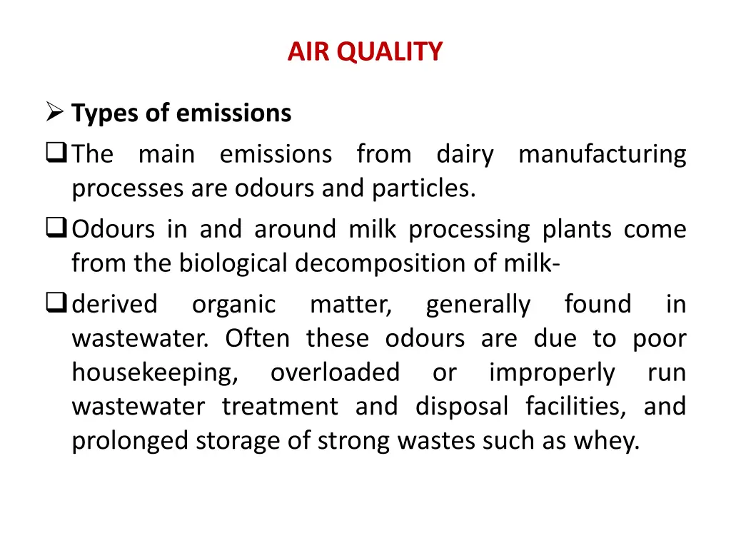 air quality