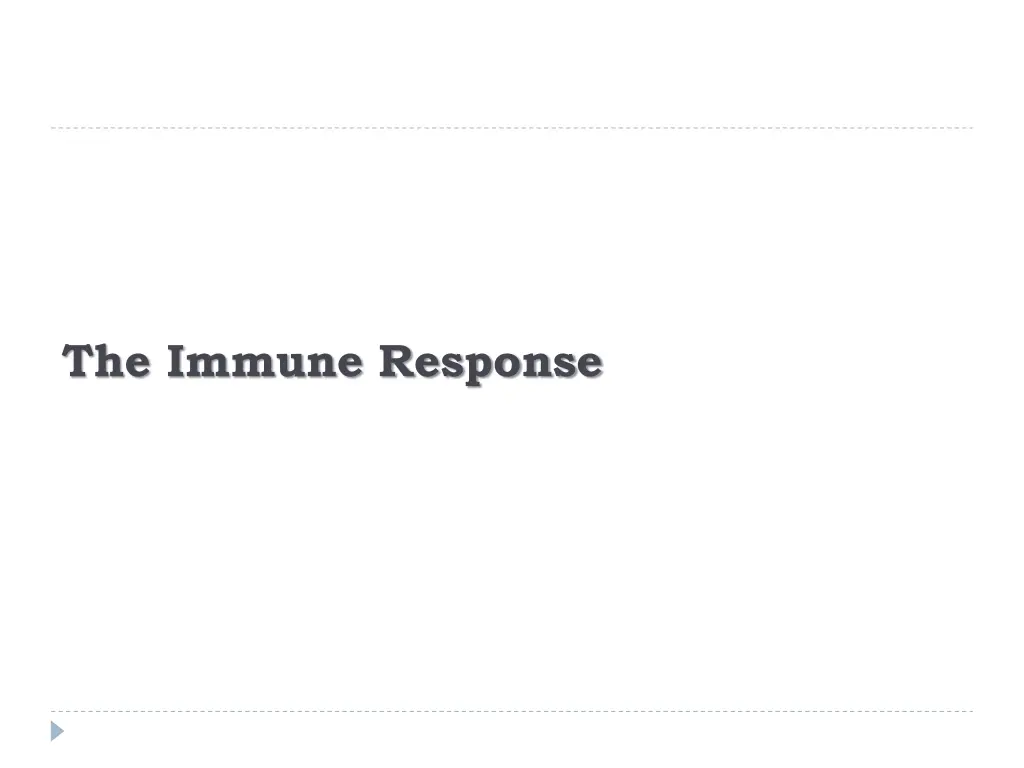 the immune response