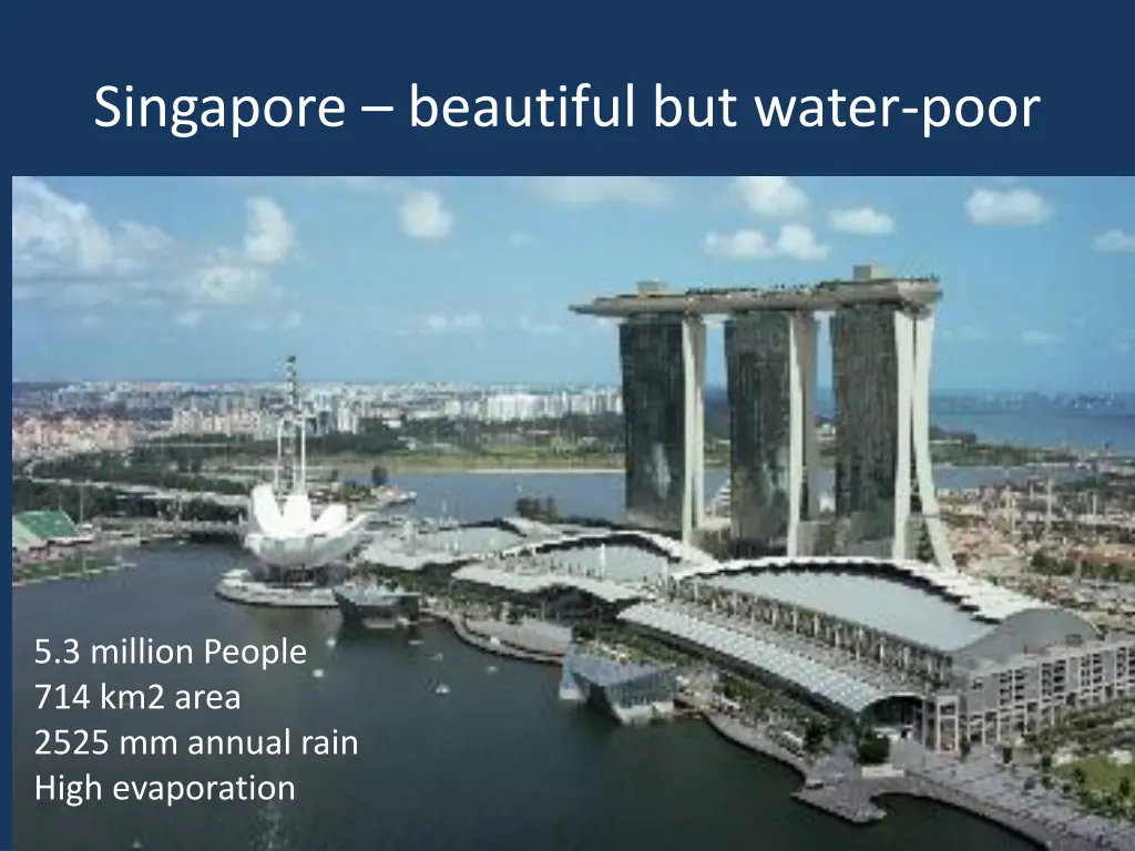 singapore beautiful but water poor
