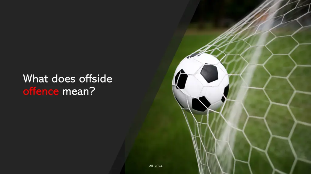 what does offside offence mean