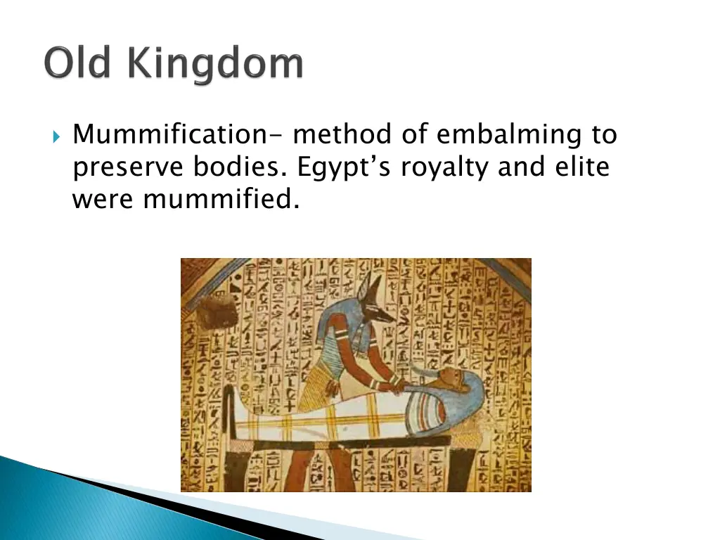 mummification method of embalming to preserve