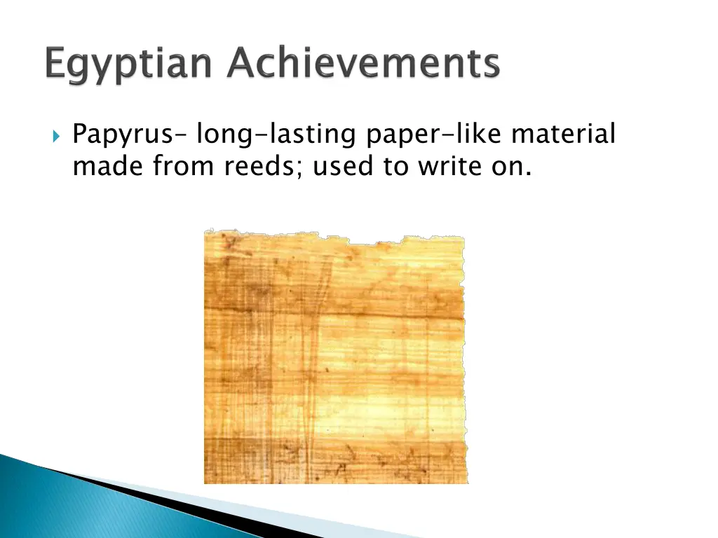 papyrus long lasting paper like material made