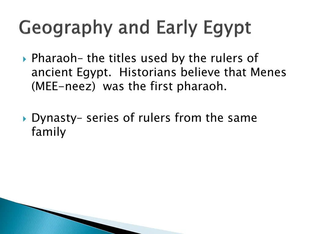 pharaoh the titles used by the rulers of ancient