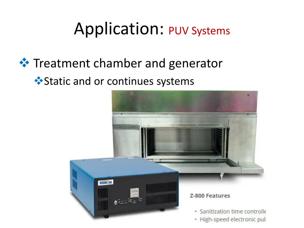 application puv systems