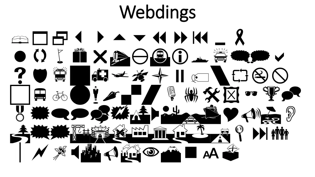 webdings webdings