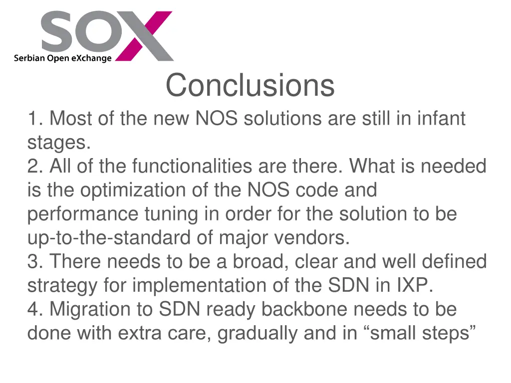 conclusions