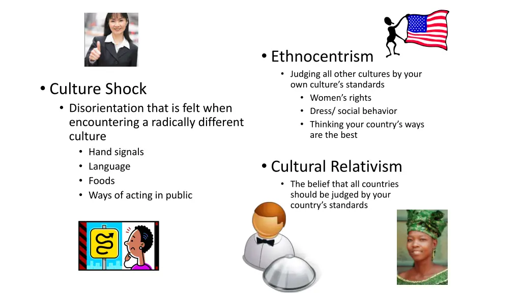 ethnocentrism judging all other cultures by your