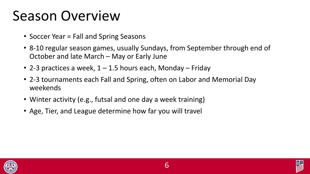 season overview