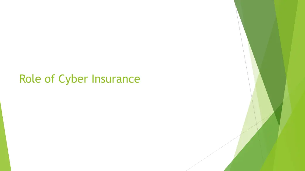 role of cyber insurance