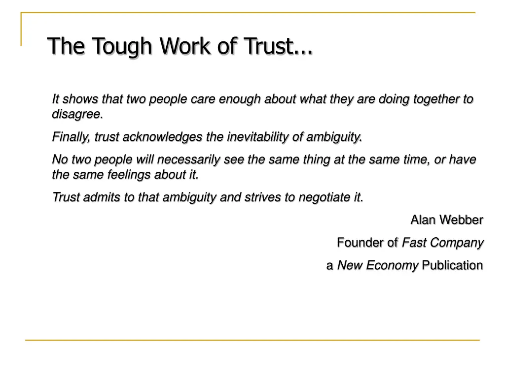 the tough work of trust 1