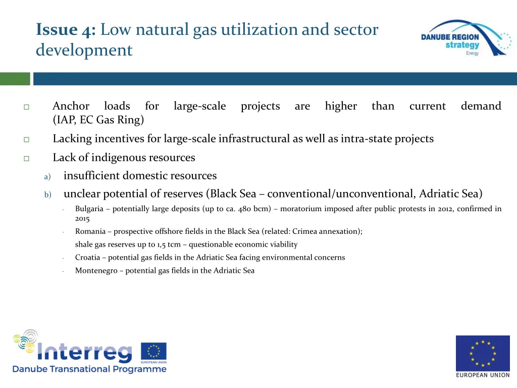 issue 4 low natural gas utilization and sector