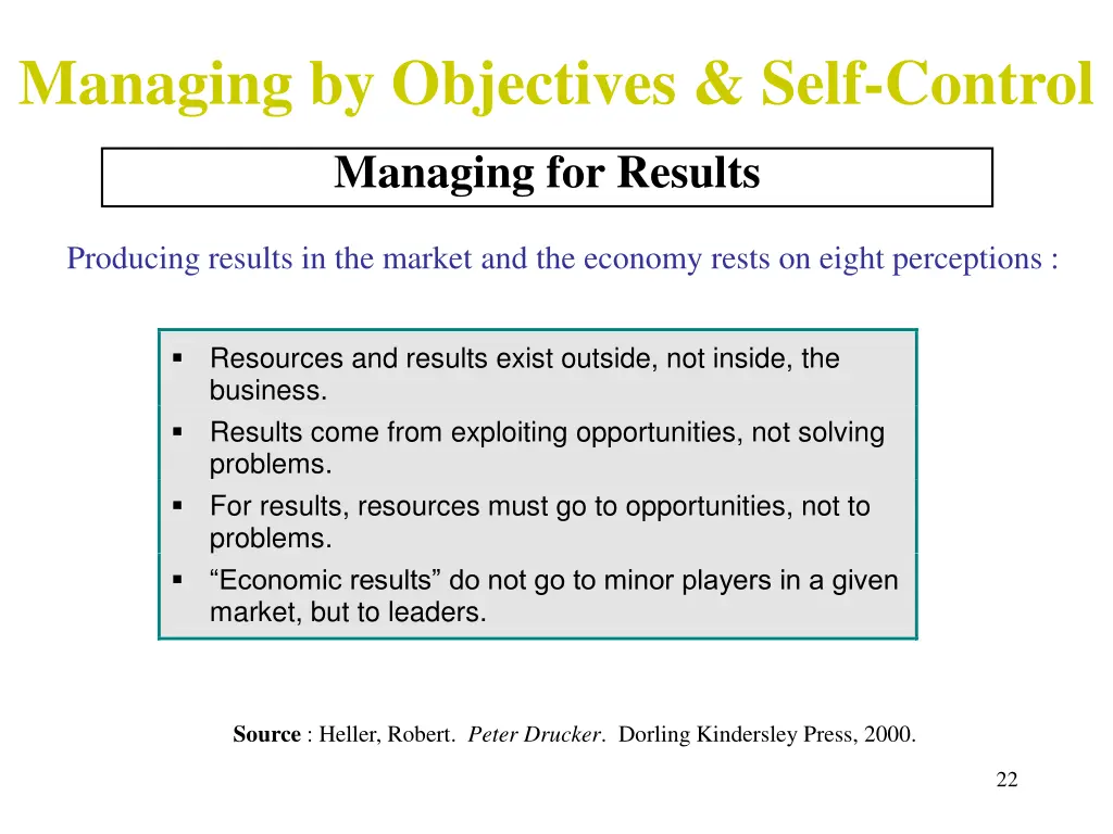 managing by objectives self control 4