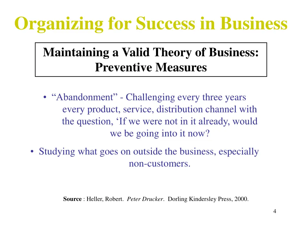 organizing for success in business 2