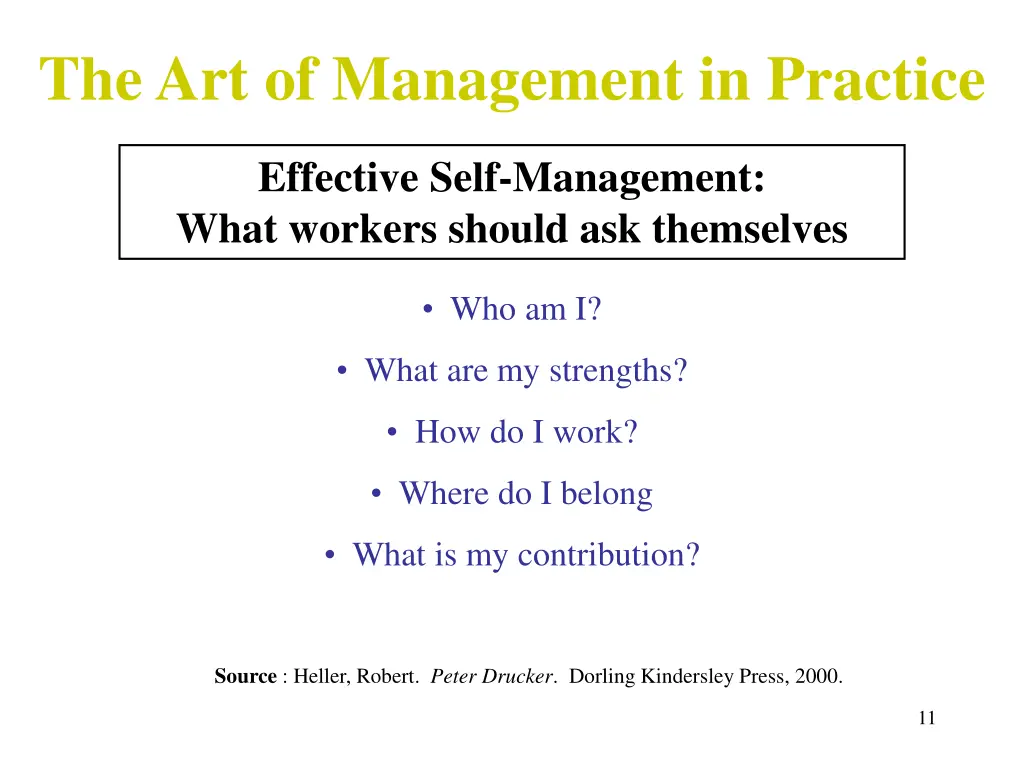 the art of management in practice 3