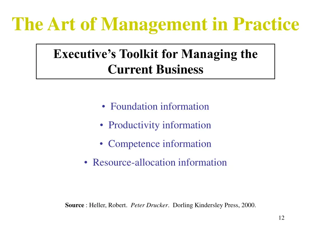 the art of management in practice 4