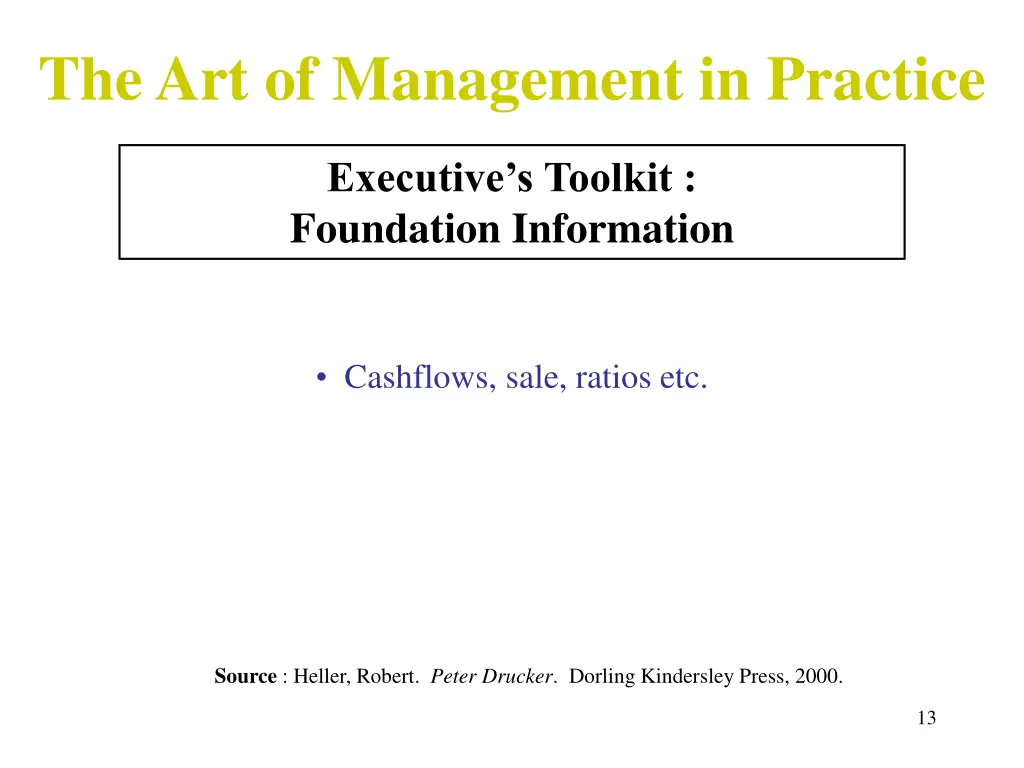 the art of management in practice 5