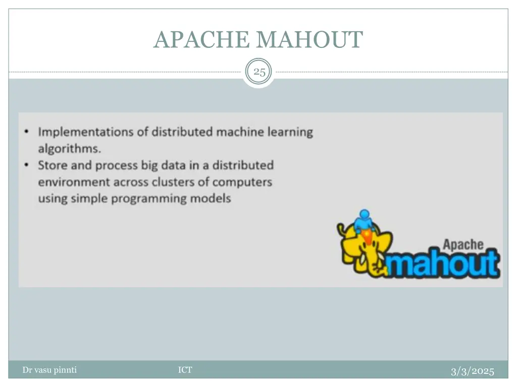 apache mahout
