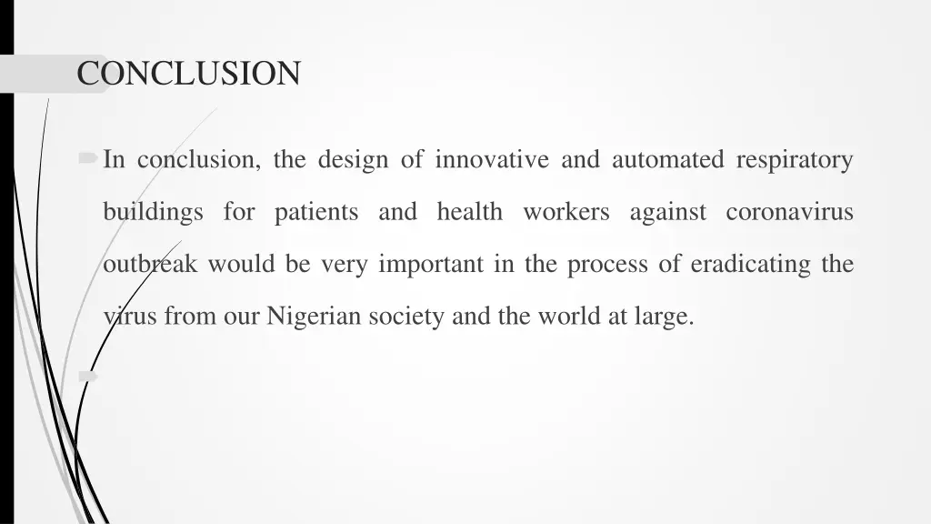 conclusion