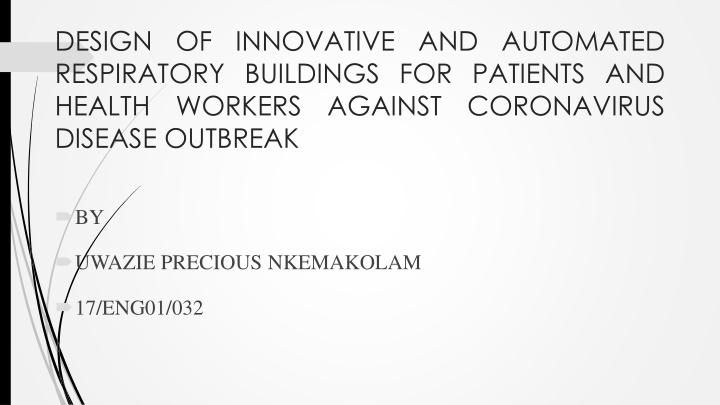 design of innovative and automated respiratory