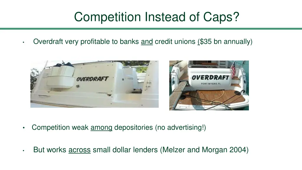 competition instead of caps
