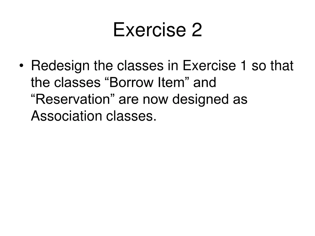 exercise 2