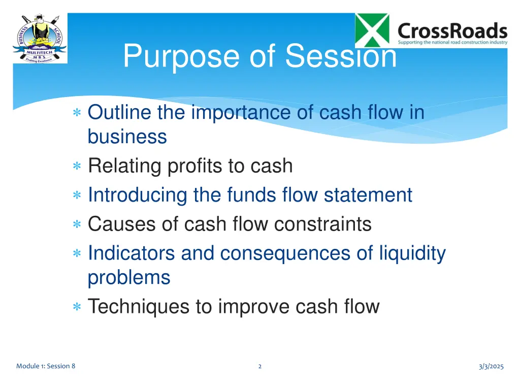 purpose of session