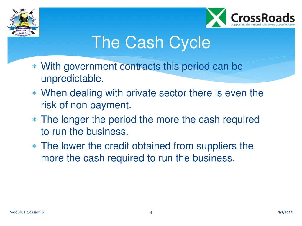 the cash cycle