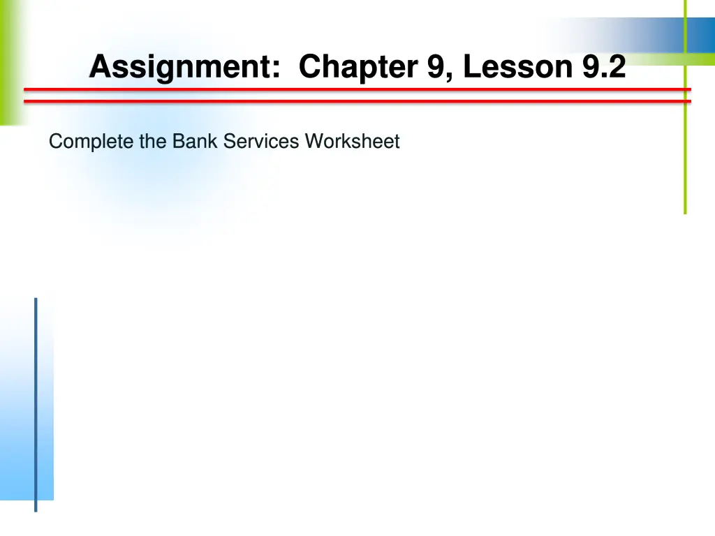assignment chapter 9 lesson 9 2