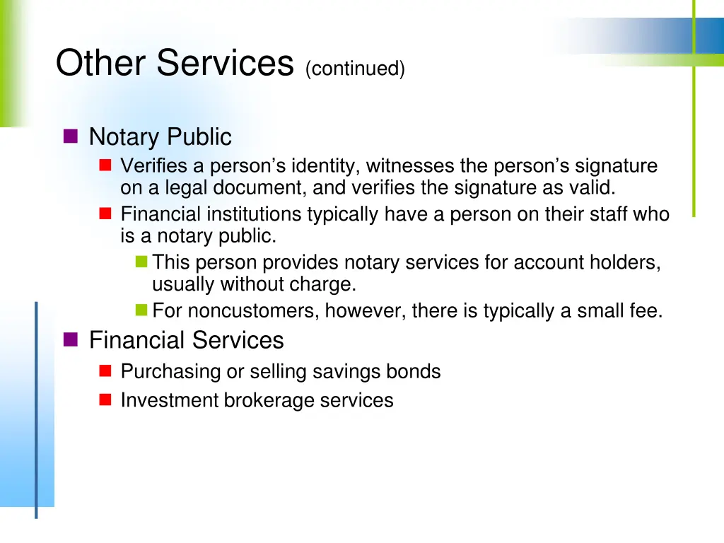 other services continued 1