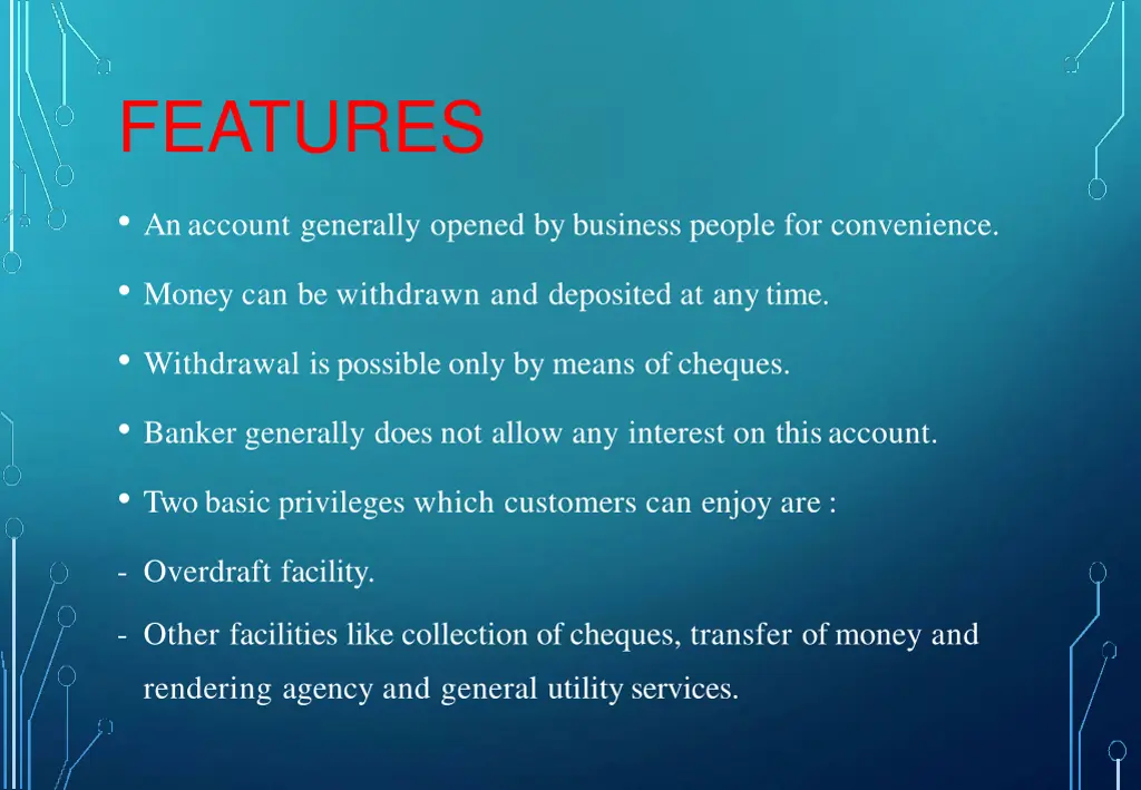 features