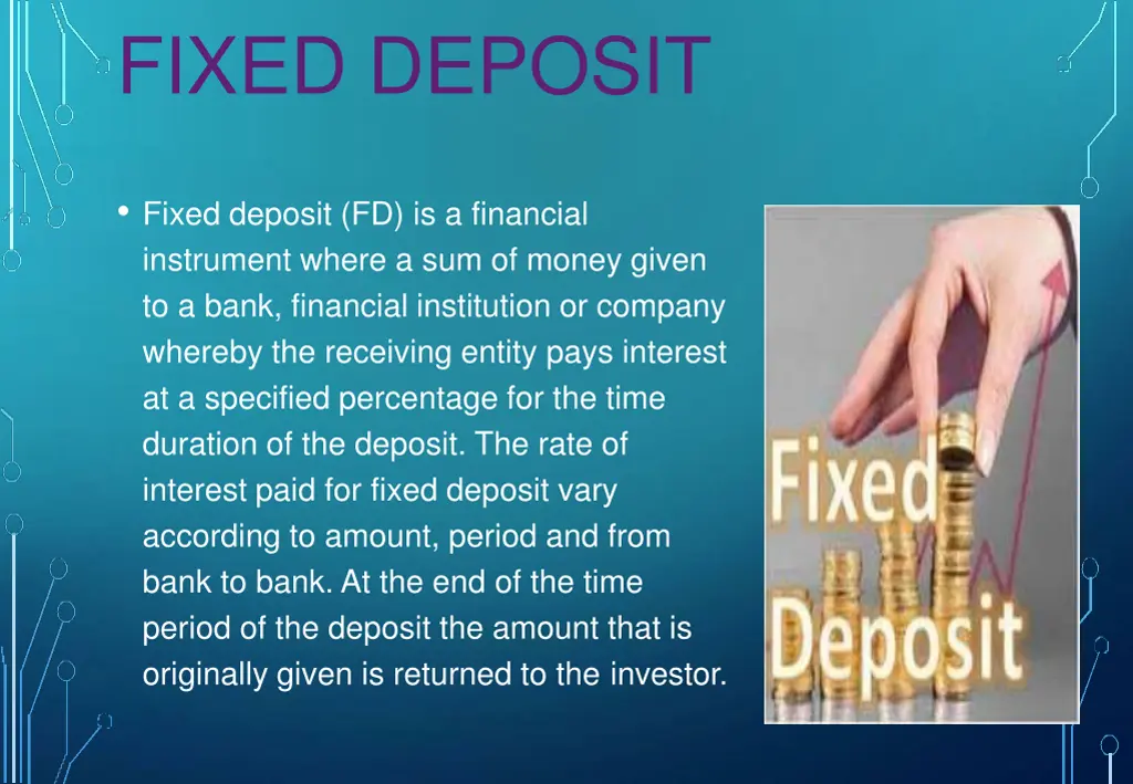 fixed deposit