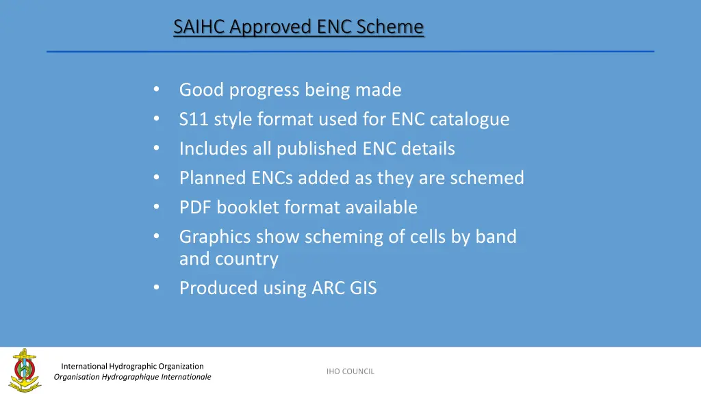 saihc approved enc scheme