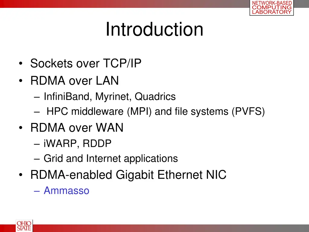 network based computing laboratory 2