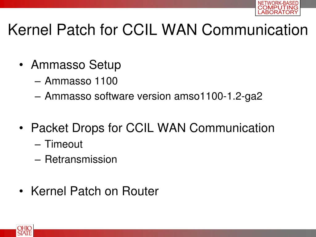 network based computing laboratory 9