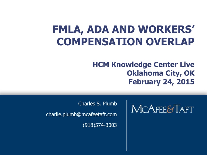 fmla ada and workers compensation overlap