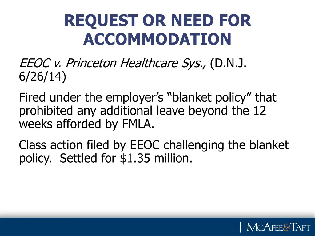 request or need for accommodation 2